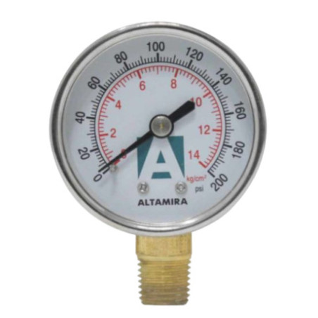 MAN0-200GBM, MANÓMETRO CON GLICERINA, VDE, &ITEM-010870