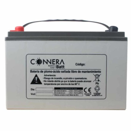 BATT12-180, BATERÍA SELLADA CONNERA, VDE, &ITEM-011694