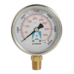 MAN0-6000G, MANÓMETRO CON GLICERINA, VDE, &ITEM-010862