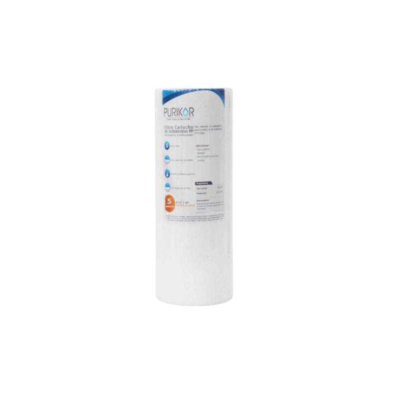 PKCPP2.5X10X5, Filtro cartucho de polipropileno termofusionado, VDE, &ITEM-010406