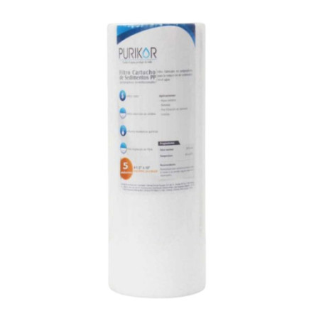 PKCPP2.5X10X5, Filtro cartucho de polipropileno termofusionado, VDE, &ITEM-010406