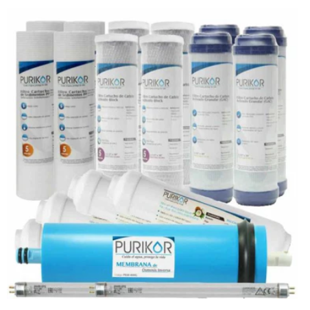 KIT24-RO400UV, KIT DE MANTENIMIENTO DE 24 MESES PURIKOR, VDE, &ITEM-011282