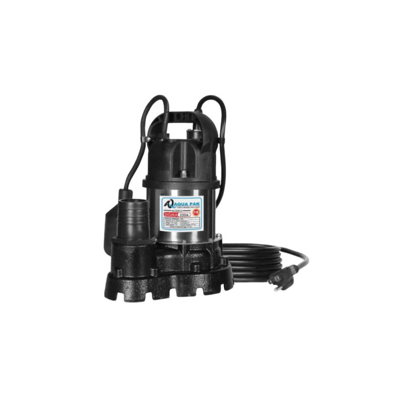 SIGMA250A, MOTOBOMBA SUMERGIBLE PARA EFLUENTES, VDE, &ITEM-009983