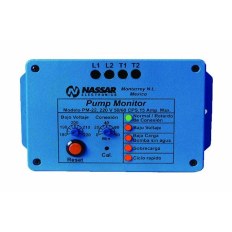 PM-220-15A, DISPOSITIVO DE PROTECCIÓN PUMP MONITOR, VDE, &ITEM-010374